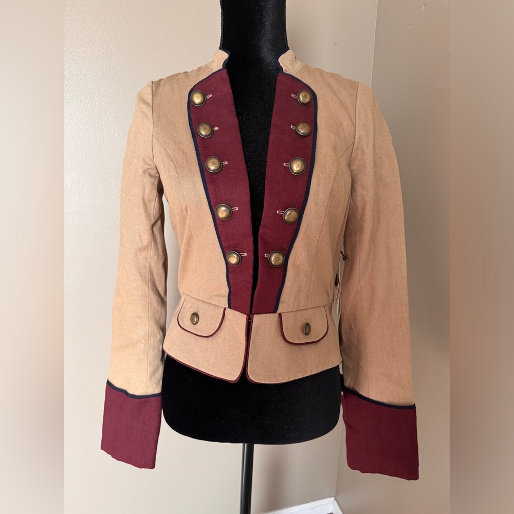 NWT Wyeth Military Style Jacket in size M